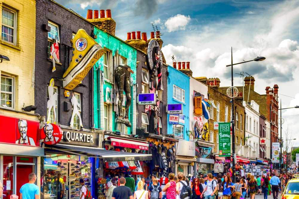  exploring Camden Town in London